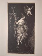 Litho mythologische voorstelling door Lammers, Ophalen of Verzenden