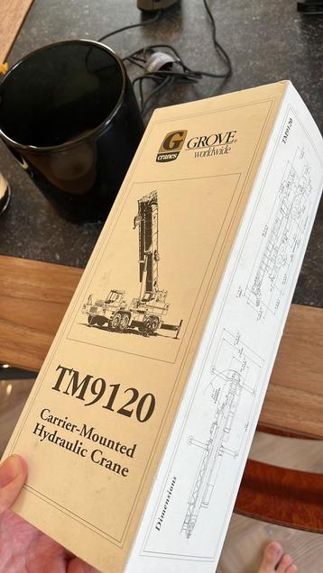 Miniatuur Mobiele Kraan Grove Cranes TM9120 beschikbaar voor biedingen