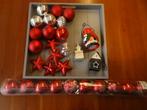 Diverse kerstboomspullen, rood/zilver, Diversen, Kerst, Ophalen of Verzenden, Zo goed als nieuw