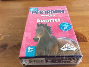 Paarden weetjes kwartet. Nieuw in folie beschikbaar voor biedingen