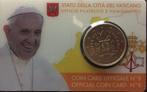 Vaticaan 2017 Coincard nummer 8 met de afbeelding van het Wa, Postzegels en Munten, Munten | Europa | Euromunten, Ophalen of Verzenden