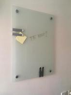 Glazen whiteboard (65x45), Huis en Inrichting, Ophalen, Zo goed als nieuw, Magneetbord