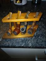 Pijpen standaard met 4 pijpen bruyere&ropp&BIG ben, Verzamelen, Ophalen of Verzenden, (Water)pijp