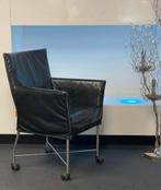 Montis Geraldine stoelen (6) Rancho leder showroomconditie, Ophalen, Zwart, Nieuw, Leer