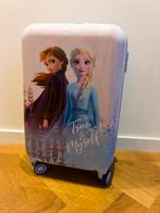 Frozen Reiskoffer met Elsa en Anna, Gebruikt, 50 tot 60 cm, Hard kunststof, Ophalen of Verzenden