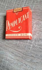REMPLACANT SIGARETTEN / ZONDER BON - WW2 / WO2, Ophalen of Verzenden, Zo goed als nieuw, Tabaksdoos of Verpakking