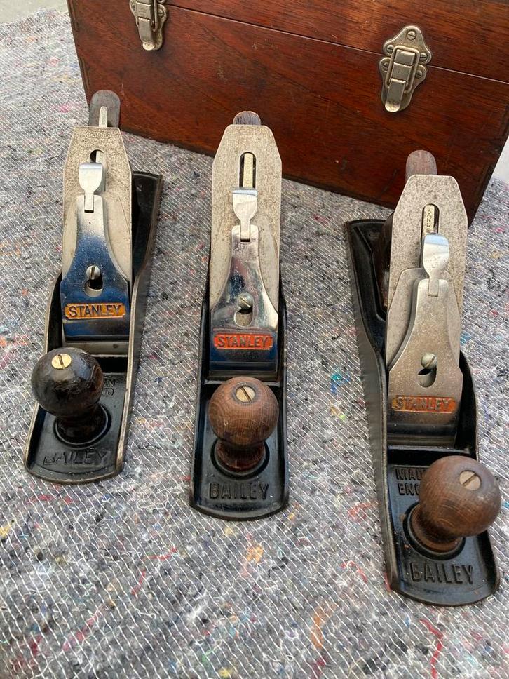 Stanley Bailey no. 5 Schaaf, Doe-het-zelf en Verbouw, Gereedschap | Handgereedschap, Gebruikt, Ophalen of Verzenden