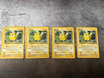 Reguliere Pikachu Pokémon kaart (meerdere stuks) beschikbaar voor biedingen