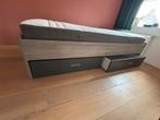 Bed 90x200 met lades, lattenbodem en matras, Ophalen, Gebruikt, 90 cm, Eenpersoons