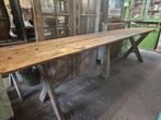 stoere landelijke eettafel ``WOONWINKEL RUSTIEK``, Ophalen of Verzenden, Grenenhout