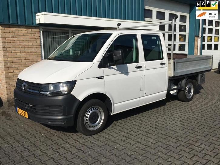 Volkswagen Transporter 2.0 TDI L2H1 DC Pick Up Comfortline, Auto's, Volkswagen, Bedrijf, Te koop, Transporter, ABS, Airbags, Airconditioning