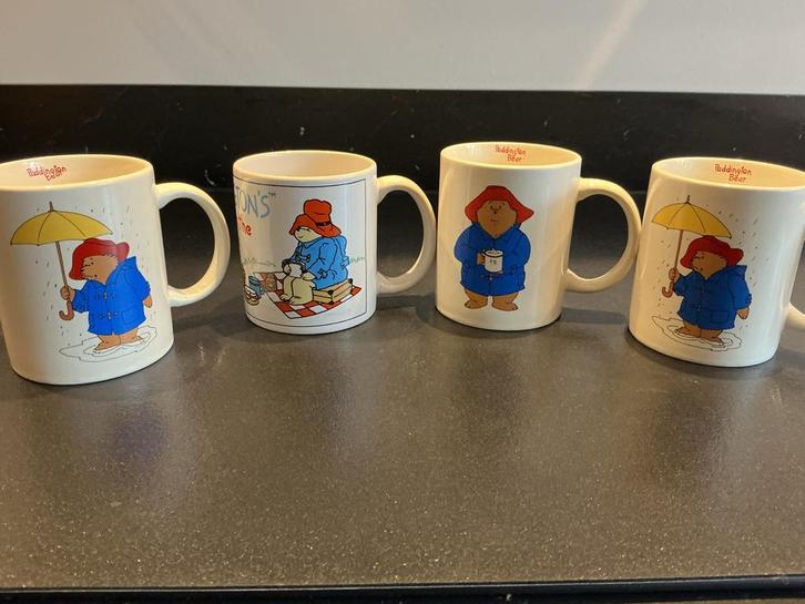 Paddington Beer Mokken 4 stuks, Huis en Inrichting, Keuken | Servies, Zo goed als nieuw, Kop(pen) en/of Schotel(s), Overige stijlen