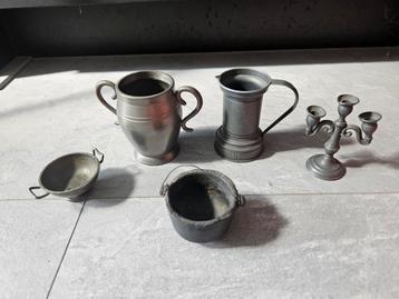 Tinnen Miniatuur Collectie beschikbaar voor biedingen