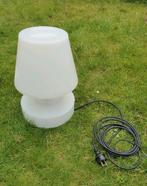 Bloom lamp, wit, met snoer. Voor buiten en binnen, Ophalen of Verzenden, Kunststof, Netvoeding, Vloerlamp