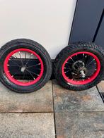 Wielset 12 1/2 inch met freewheel, Fietsen en Brommers, Fietsonderdelen, Ophalen, Gebruikt, Algemeen, Wiel