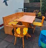 Dikke massief hout Oostenrijkse Duitse Eethoek zithoek, Huis en Inrichting, Ophalen, Zo goed als nieuw, Hout, Oostenrijkse Stijl Duitse eethoek zithoek