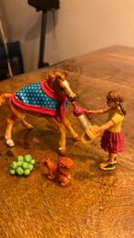 Schleich 42361 Veulen met Deken en Meisje, Ophalen of Verzenden, Zo goed als nieuw