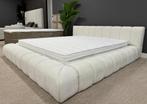 Direct leverbaar | Bed Parijs | Slaapcomfort | Hilversum, Nieuw, Luxe Modern laag bed 2024, Crème, 180 cm