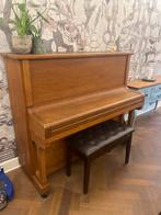 Fiedler Piano + Kruk - Prachtige Klank!, Ophalen, Gebruikt, Bruin, Piano