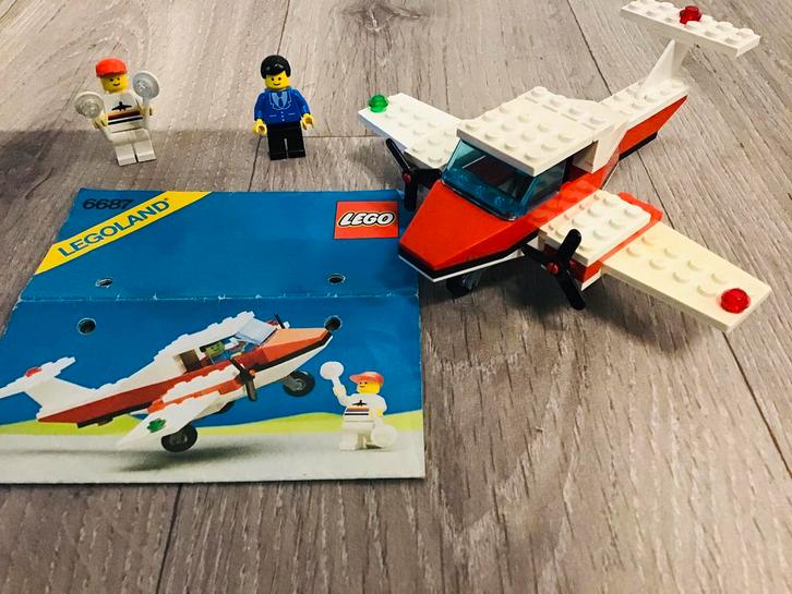 LEGO classic 6687, airport turbo prop, compleet, IGS, Kinderen en Baby's, Speelgoed | Duplo en Lego, Gebruikt, Lego, Complete set