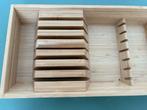 Bamboe Bestekbak Messen - 50x20cm, Ophalen of Verzenden, Nieuw, Hout, Los bestek