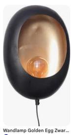 25 stuks Golden Egg Wandlampen - Partij 400,-, Huis en Inrichting, Ophalen, Nieuw, Metaal