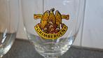 Grimbergen bierglazen - set van 2, Overige materialen, Alken-Maes NV, Brouwerijstraat 1, 9260 Wieze, Belgium, Ophalen of Verzenden