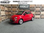 Fiat 500 C 1.0 Hybrid RED Cabrio Cruise Control Climate Cont, Stof, Zwart, Cabriolet, 4 stoelen