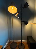 2 vloerlampen HEKTAR grijs incl lampen, Huis en Inrichting, Lampen | Vloerlampen, Ophalen, Zo goed als nieuw, Metaal, 150 tot 200 cm