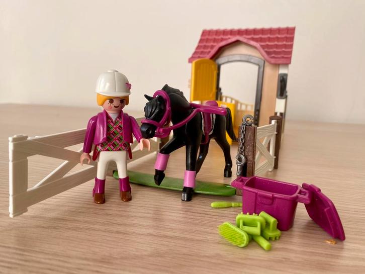 PLAYMOBIL Country Arabier met paardenbox - 6934 -, Kinderen en Baby's, Speelgoed | Playmobil, Zo goed als nieuw, Complete set