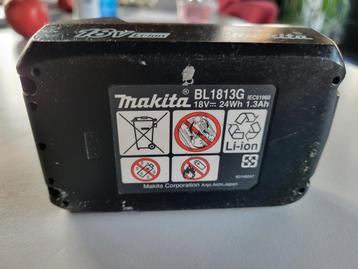 Makita 18v accu BL1813G beschikbaar voor biedingen