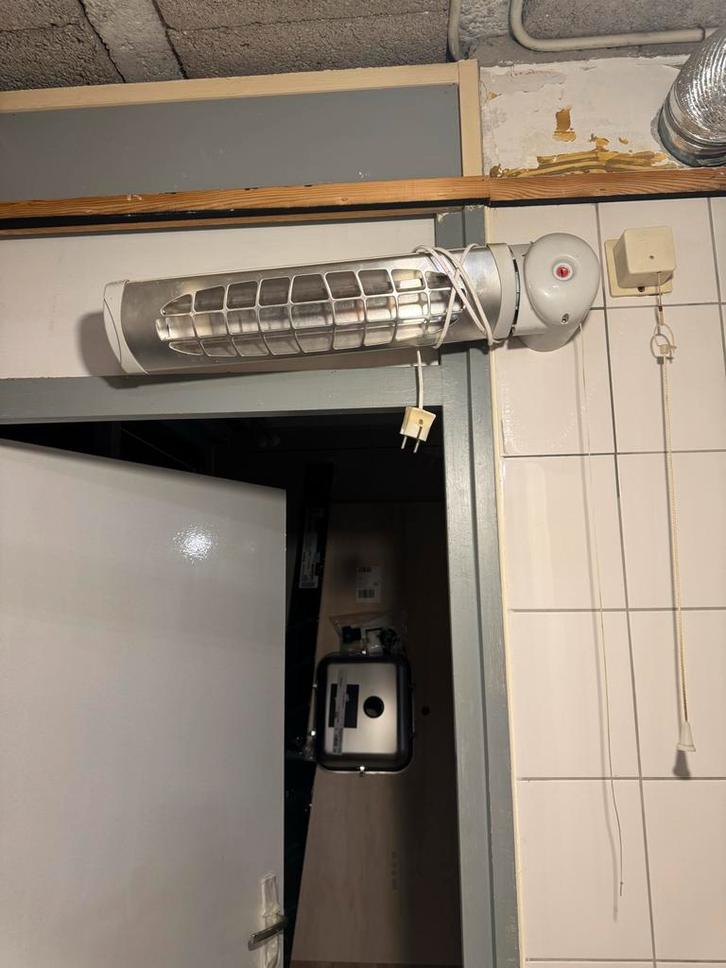 Terasverwarming - Elektrische Heater, Huis en Inrichting, Kachels, Gebruikt, Hangend, Overige soorten, Elektrisch, Ophalen of Verzenden