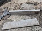 2x afsluitband beton 1m, Ophalen, Gebruikt, Beton, Minder dan 100 cm