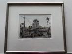Ets van Rotterdam door Jan van Rijsewijk, Antiek en Kunst, Kunst | Etsen en Gravures, Ophalen