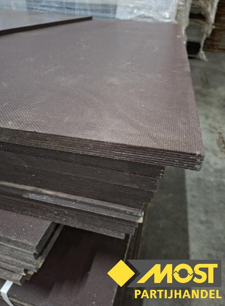 Berken betonplex 21 mm 152.5 x 366  cm  NU :€ 150,- P/ST, Doe-het-zelf en Verbouw, Platen en Panelen, Nieuw, Betonplex, Ophalen