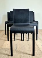6X - 03 eetkamerstoelen van Maarten Van Severen - VITRA, Huis en Inrichting, Ophalen, Gebruikt, Zwart, Maximalisme minimalisme