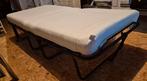 Vouwbed / logeerbed / stretcher. Ideaal voor logees!, Huis en Inrichting, Overige materialen, Eenpersoons, Zwart, Zo goed als nieuw