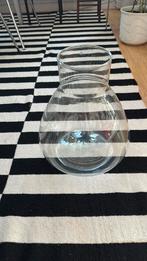 Glazen vaas 33 cm hoog, Ophalen, Overige kleuren, Minder dan 50 cm, Glas