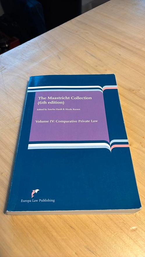 The Maastricht Collection (6th edition) Volume IV, Boeken, Studieboeken en Cursussen, Gelezen, WO, Alpha, Ophalen of Verzenden