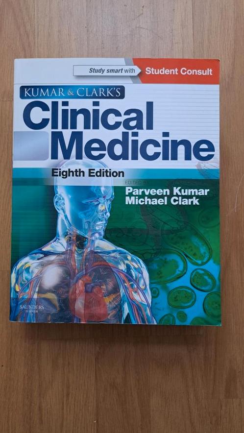 Clinical medicine (8th ed) - Kumar & Clark, geneeskunde boek, Boeken, Studieboeken en Cursussen, Zo goed als nieuw, WO, Beta, Ophalen of Verzenden