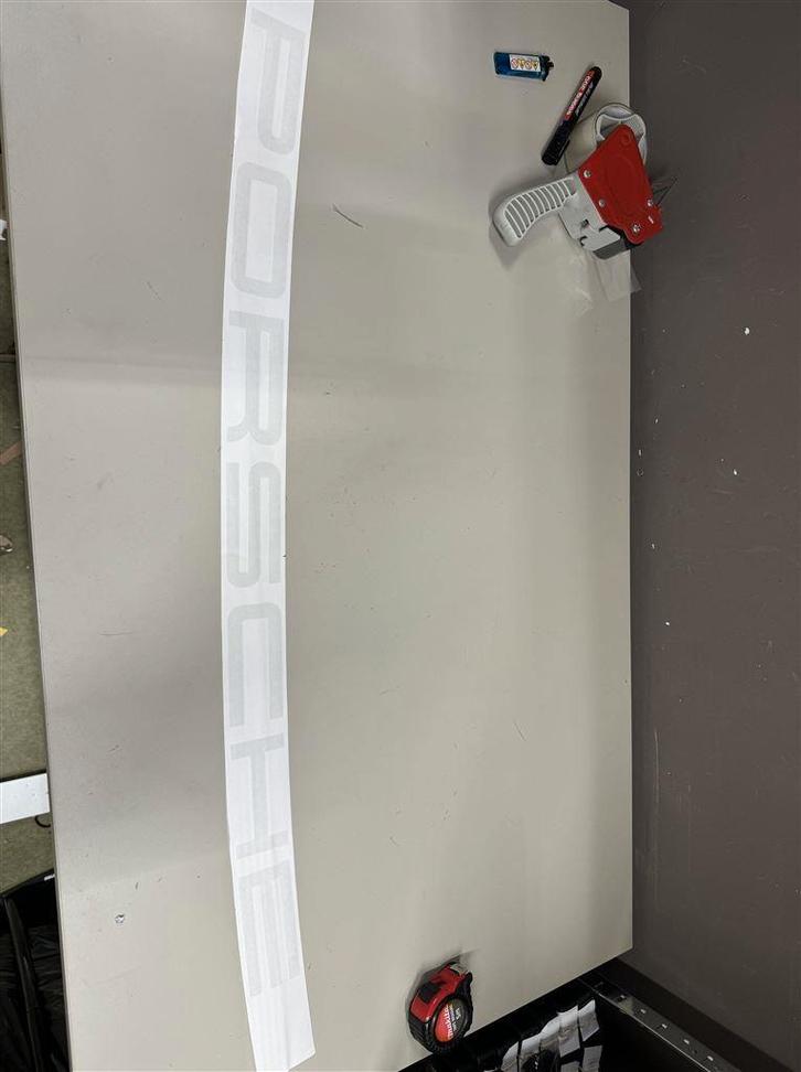 Porsche 911 / 992 Windscreen Decal/Sticker, Auto diversen, Autostickers, Ophalen of Verzenden