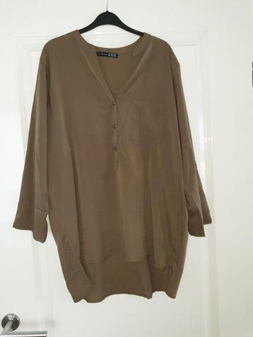 Kakigroene / donkergroene blouse maat 40 van Atmosphere
 beschikbaar voor biedingen