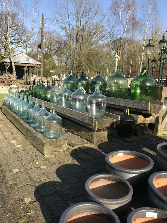 Flessen glazen potten oude wijnflessen, Huis en Inrichting, Woonaccessoires | Overige, Ophalen