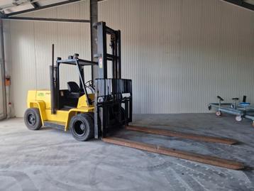 Hyster H 7.00 XL 7T Bj:1996 verlangde lepels diesel  beschikbaar voor biedingen