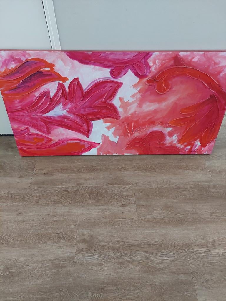 Canvas schilderij van Sabine Kleiren - 140x70 cm, Antiek en Kunst, Ophalen of Verzenden