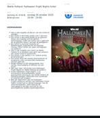 Twee tickets Walibi Fright Nights (zondag 26/10), Twee personen, Ticket of Toegangskaart