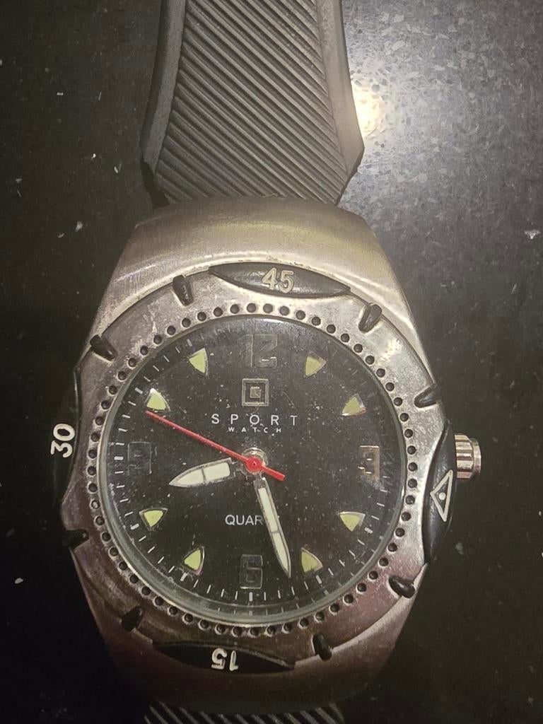 Mooi sportief horloge, Ophalen of Verzenden, Gebruikt
