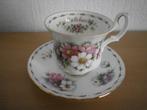Royal Albert FLower of the month oktober kop & schotel dames, Ophalen of Verzenden