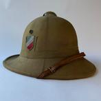 Wehrmacht herbruikte M29 pith helm DD, Verzamelen, Ophalen of Verzenden, Duitsland, Helm of Baret