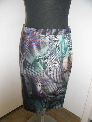 TAIFUN gevoerde rok/skirt mt 36/38 blauw/groen/paars/zwart beschikbaar voor biedingen